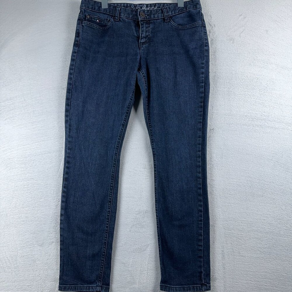 Tommy Hilfiger Modern Skinny Jeans Low Rise Denim Stretch Womens Blue Size 8R